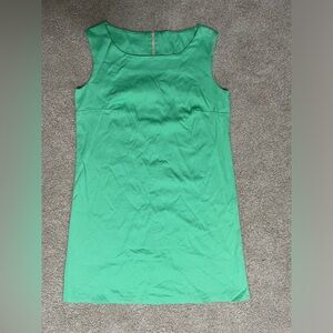 Handmade Vintage Style Shift Dress Light Green Textured